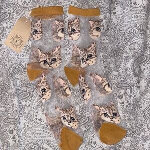 Mesh Cat Socks